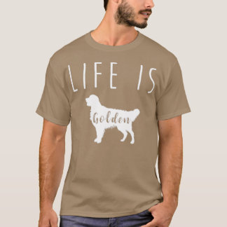 Camiseta A Vida É Um Retriever De Ouro2