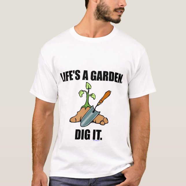 CAMISETA A VIDA É UM T DO JARDIM (Frente)