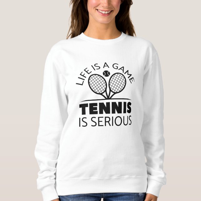 Camiseta A Vida É Um Tênis De Jogo É Sério (Frente)