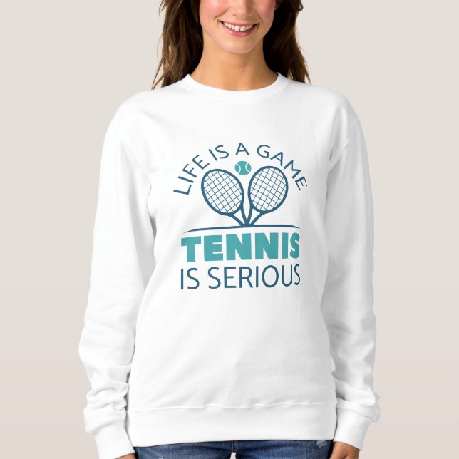 Camiseta A Vida É Um Tênis De Jogo É Sério (Frente)