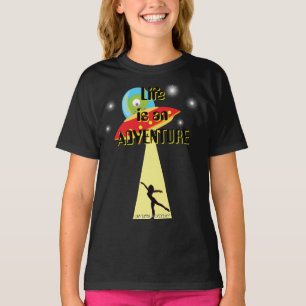 Camiseta A vida é uma Alienígena de dança espacial de risco