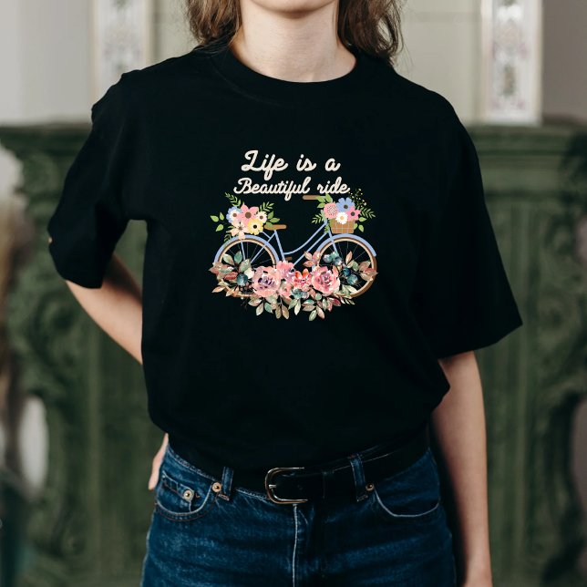 Camiseta A vida é uma bela viagem (Criador carregado)