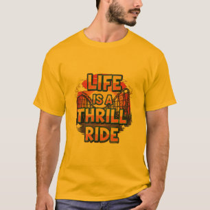 Camiseta A vida é uma camisa-T de homens motivadores de pas