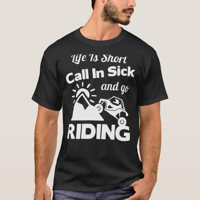 Camiseta A Vida É Uma Curta Chamada De Doente E Ir Dirigind (Frente)