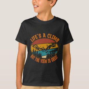 Camiseta A Vida É Uma Escada Mas A Vista É Ótima - Mou Vint