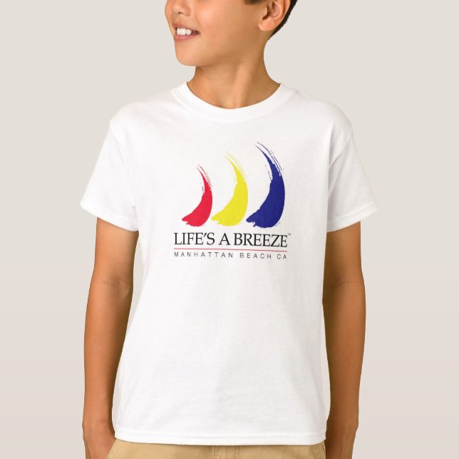 Camiseta A vida é uma praia Breeze®_Paint-The-Wind_Manhatta (Frente)