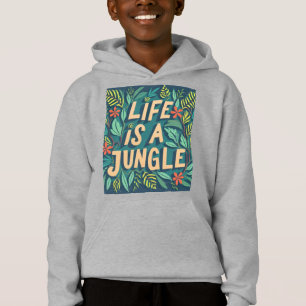Camiseta "A vida é uma selva" a natureza cita trocadilhos e