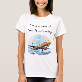 Camiseta A vida é uma série de remoções e despejos