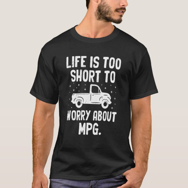Camiseta A Vida É Uma Suspensão Muito Curta. (Frente)