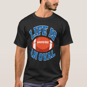 Camiseta A vida é uma temporada de Oval 2022 2023 Futebol d