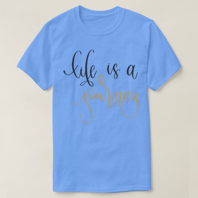 Camiseta A Vida É Uma Viagem (Frente do Design)