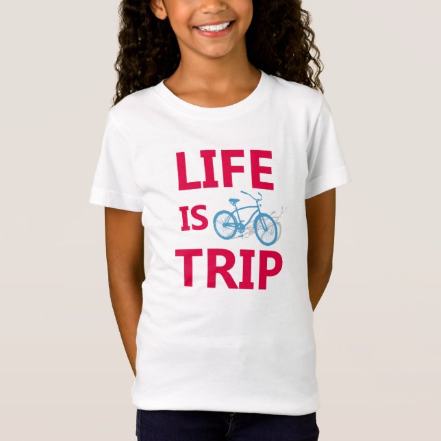 Camiseta A vida é uma viagem (Frente)