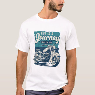 Camiseta A vida é uma viagem aproveite o passeio