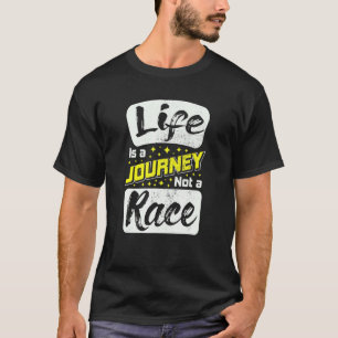 Camiseta A Vida É Uma Viagem Sem Raça Motivação Inspiracion