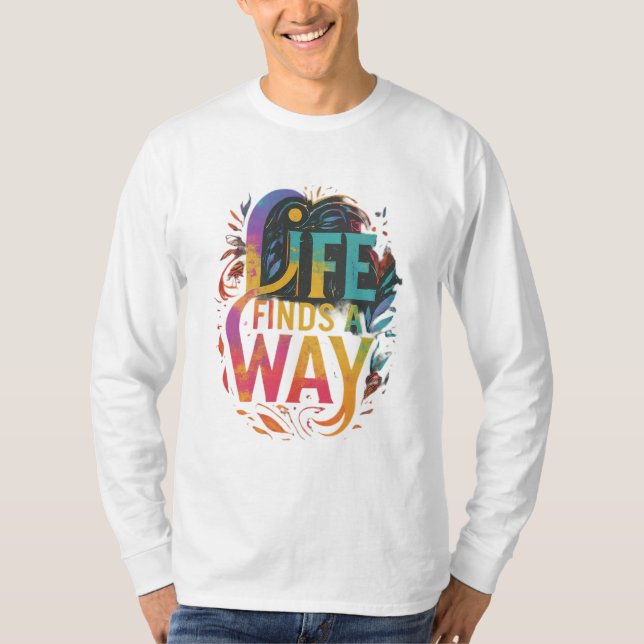 CAMISETA A VIDA ENCONTRA UMA MANEIRA (Frente)