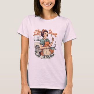 Camiseta A Vida Engraçada Da Mulher É Curta