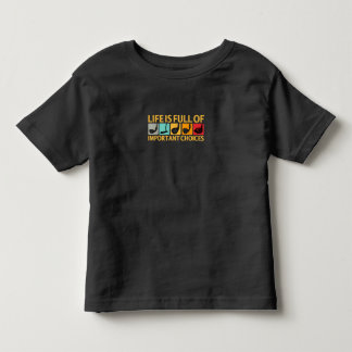 Camiseta A Vida Está Cheia De Escolhas Importantes Presente