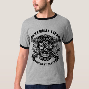 Camiseta A vida eterna começa na morte