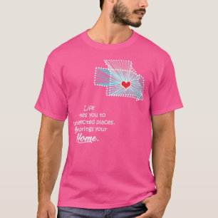 Camiseta A vida leva-te ao Missouri