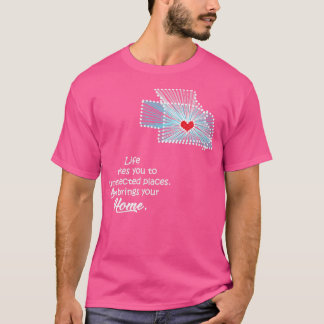 Camiseta A vida leva-te ao Missouri