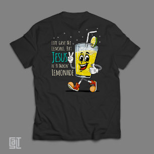Camiseta A Vida Me Deu Limões Mas Jesus Está Fazendo Limona