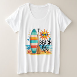 Camiseta A Vida na Praia