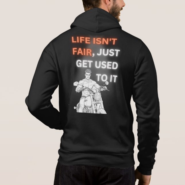 Camiseta A vida não é justa (Verso)