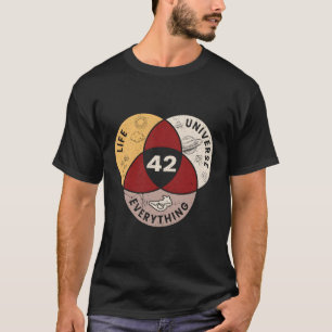 Camiseta A Vida O Universo E Tudo 42 Respondem À Vida