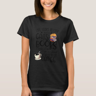 Camiseta A Vida Parece Melhor Com O Café