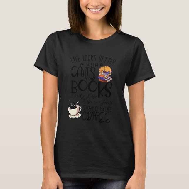 Camiseta A Vida Parece Melhor Com O Café (Frente)