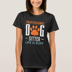 Camiseta A Vida Profissional De Cachorro É Pet Ca