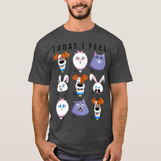 Camiseta A vida secreta do Pets 2 hoje eu sinto