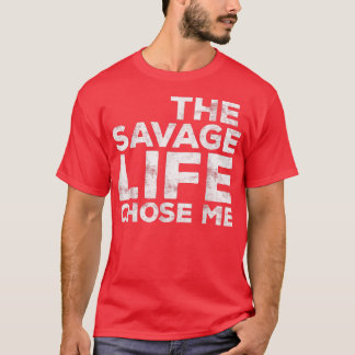 Camiseta A Vida Selvagem Escolheu-Me Presente Selvagem