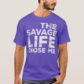 Camiseta A Vida Selvagem Escolheu-Me Presente Selvagem