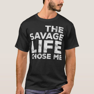 Camiseta A Vida Selvagem Escolheu-Me Presente Selvagem 