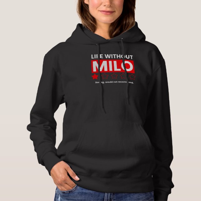 Camiseta A Vida Sem Milo Boring Não Recomendaria Sayi (Frente)