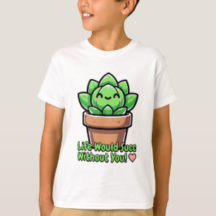 Camiseta A Vida Seria Bem Sucedida Sem Você! Arma Suculta