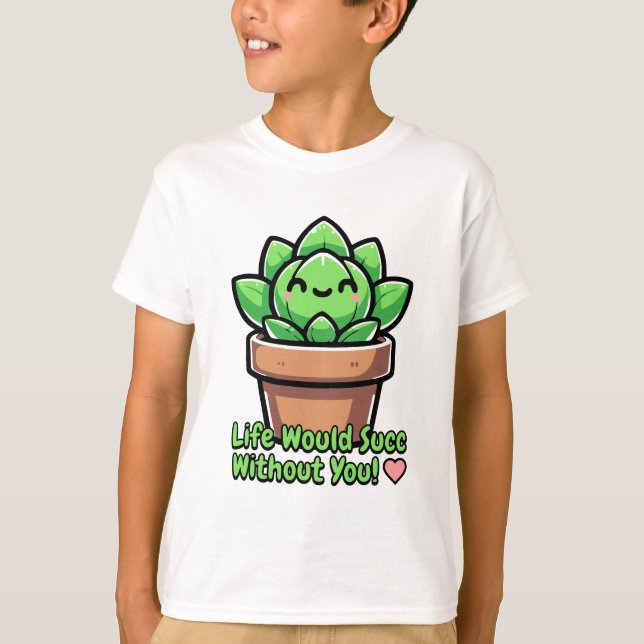 Camiseta A Vida Seria Bem Sucedida Sem Você! Arma Suculta (Frente)