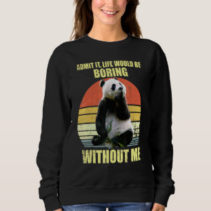 Camiseta A Vida Seria Chata Sem Pandas Para Panda