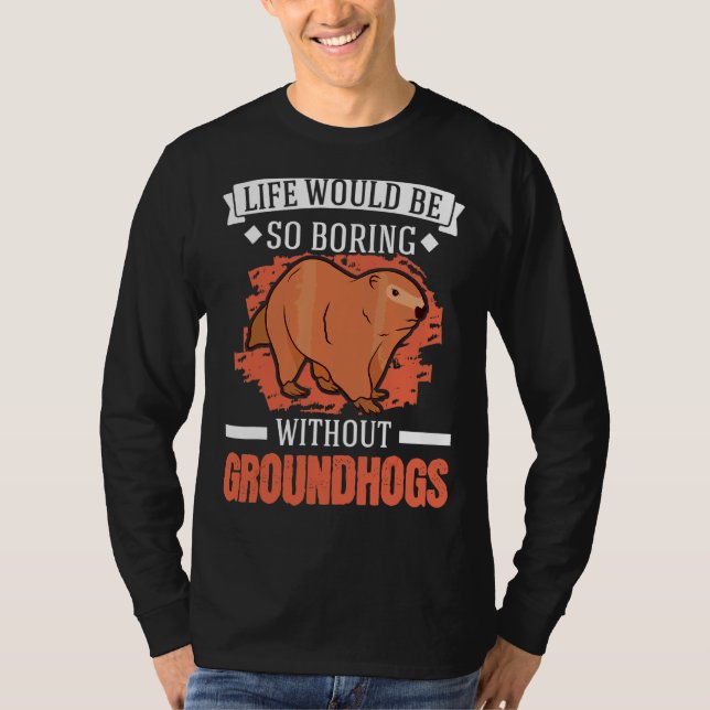 Camiseta A Vida Seria Tão Chata Sem Os Marmot (Frente)