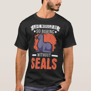Camiseta A Vida Seria Tão Chata Sem Selo