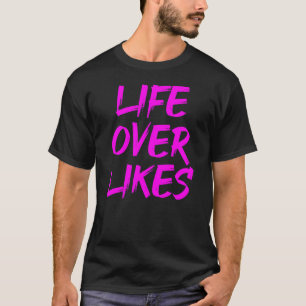 Camiseta A Vida Sobre O Movimento Anti-Mídia Social