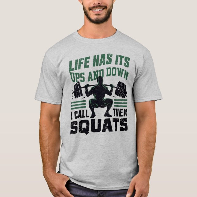 Camiseta A vida tem seus altos e baixos  (Frente)
