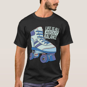 Camiseta A Vida Útil Tem A Ver Com A Patinação Do Cilindro 