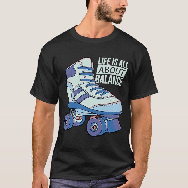 Camiseta A Vida Útil Tem A Ver Com A Patinação Do Cilindro  (Frente)