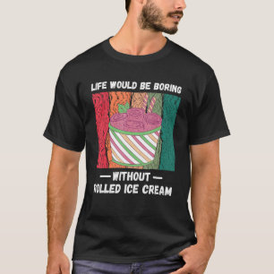 Camiseta A Vida Vintage Seria Chata Sem Cr De Gelo Rolado