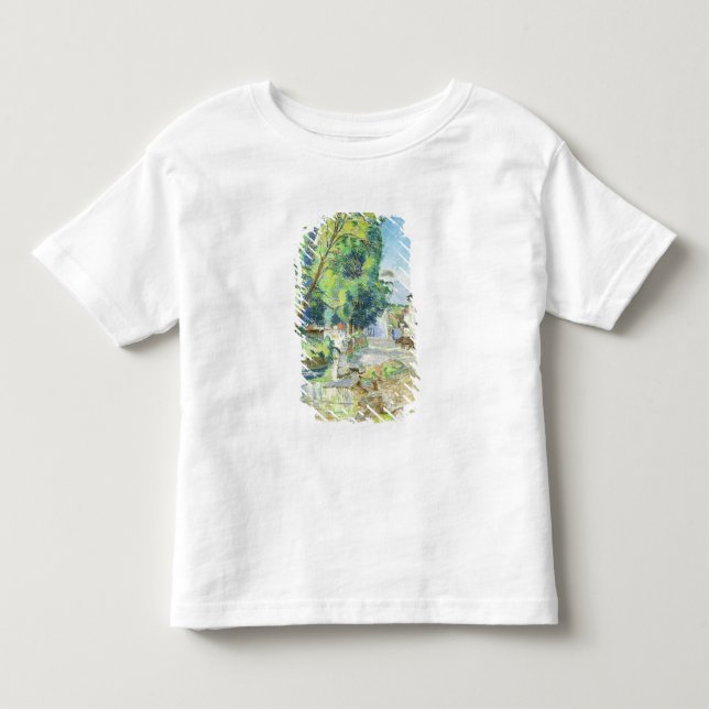 Camiseta A vila (pastel no papel) (Frente)