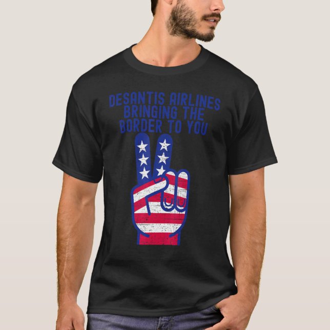 Camiseta A "Vineyard Peace Sig" da DeSantis Airlines Martha (Frente)