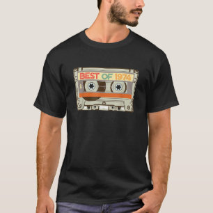 Camiseta A Vintage Cassette Tape Birthday Oferece Nascer Na