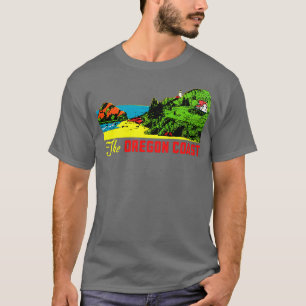 Camiseta A Vintage da Costa do Oregon